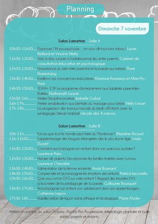 programme salon parentalite